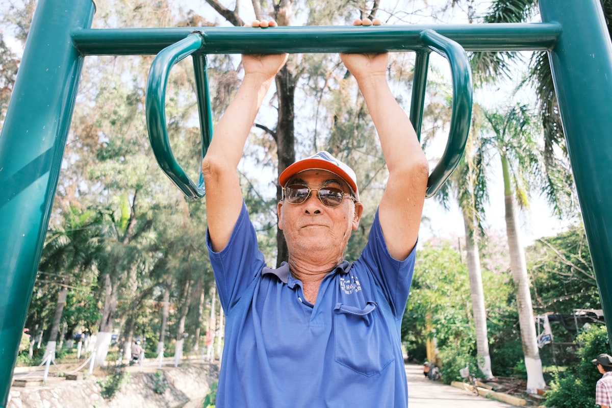Safe stretching techniques for older men